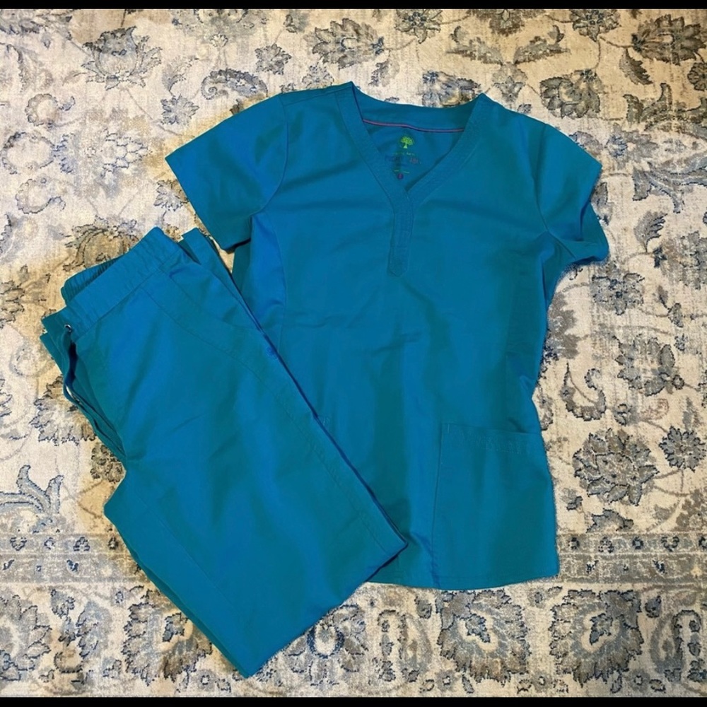 Healing hands purple label scrub set xs/ s